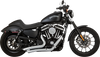 Vance & Hines Big Radius Exhaust System - Chrome (Part #26367)