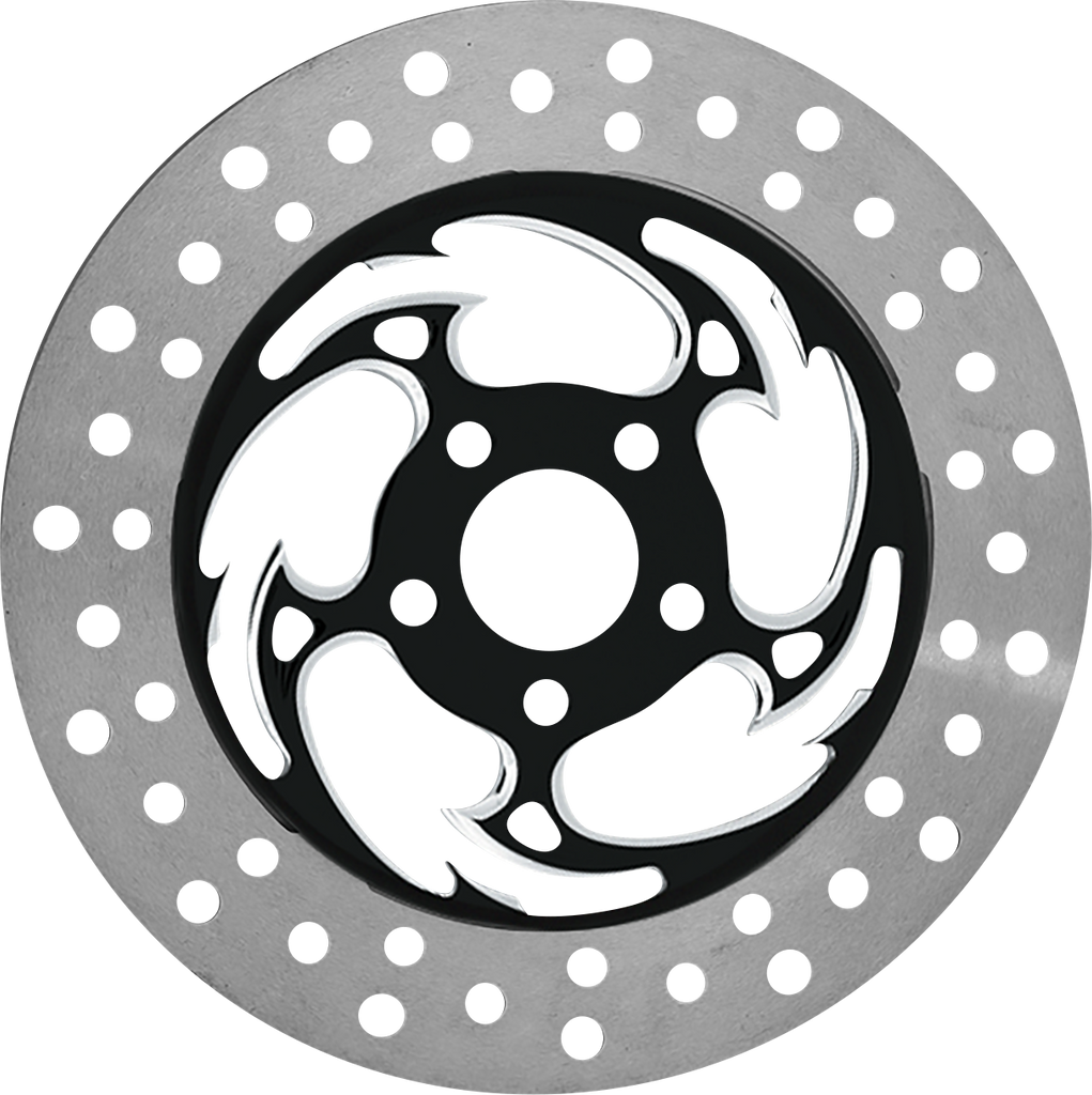 RC COMPONENTS Brake Rotor - Right Front - Savage Eclipse - Chrome and Black COG11785ERF2K - Team Dream Rides