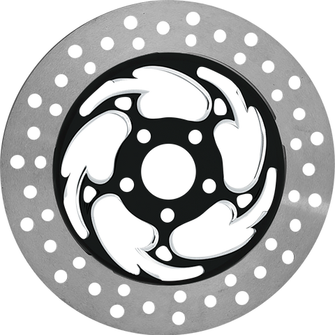 RC COMPONENTS Brake Rotor - Right Front - Savage Eclipse - Chrome and Black COG11785ERF2K - Team Dream Rides