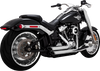 Vance & Hines Shortshots Staggered Exhaust System for Harley Davidson - Chrome, Part 17335