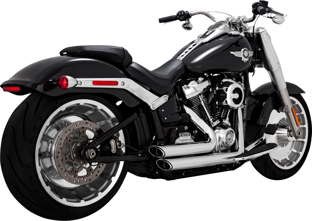 Vance & Hines Shortshots Staggered Exhaust System for Harley Davidson - Chrome, Part 17335