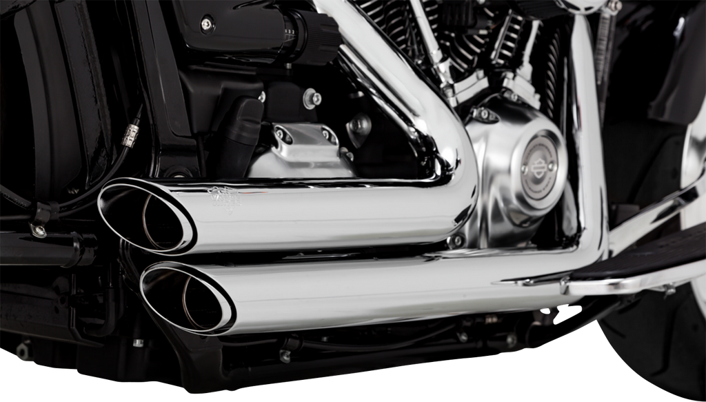 Vance & Hines Shortshots Staggered Exhaust System for Harley Davidson - Chrome, Part 17335