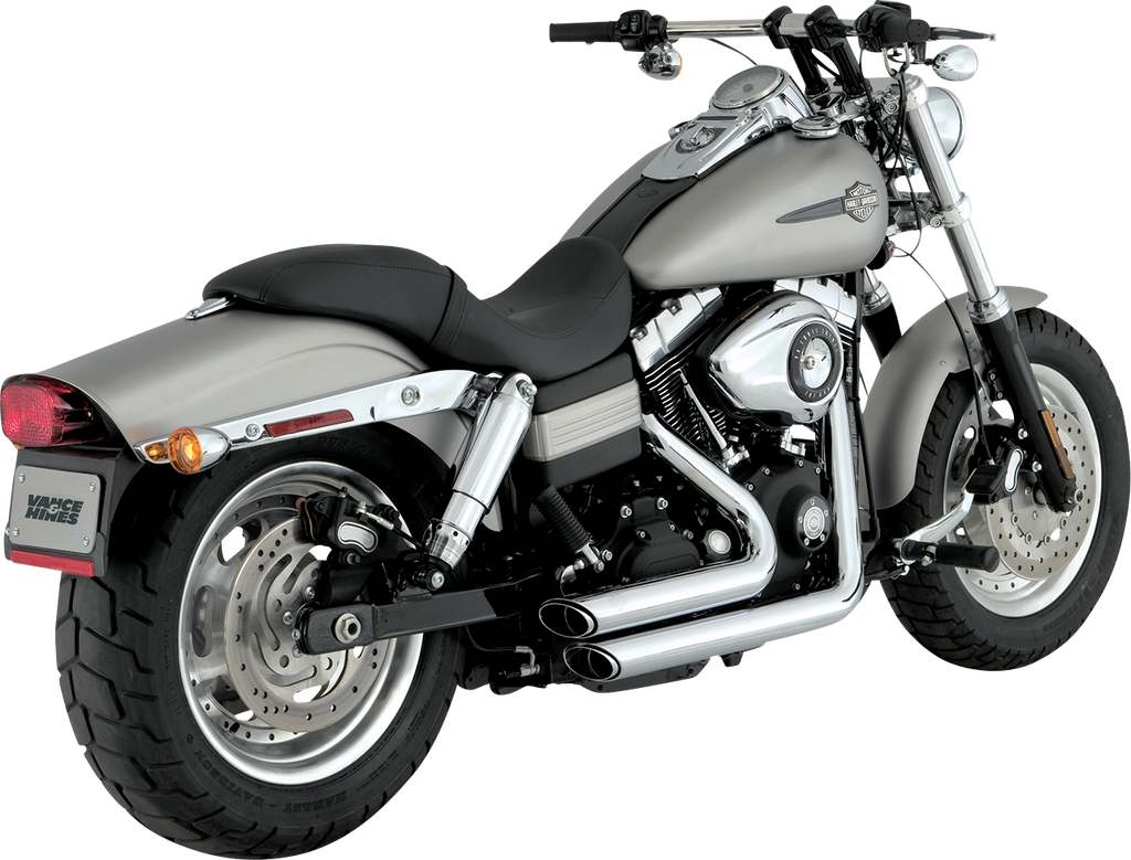Vance & Hines Shortshots Staggered Exhaust System - Chrome (Part 17317)