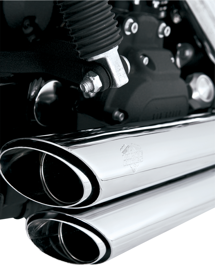 Vance & Hines Shortshots Staggered Exhaust System - Chrome (Part 17317)