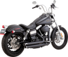 Vance & Hines Big Shots Staggered Exhaust System with Black Finish - Part 47338