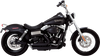 Vance & Hines Shortshots Staggered Exhaust System - Matte Black (Part 47327)