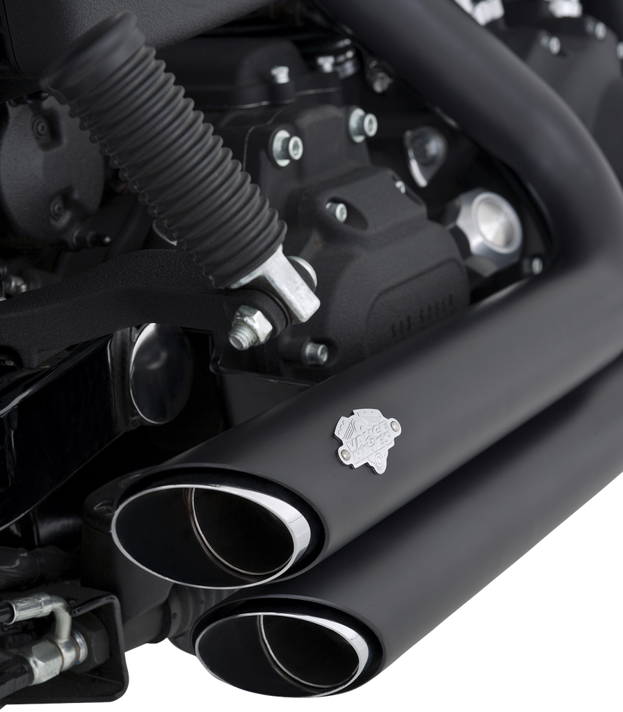 Vance & Hines Shortshots Staggered Exhaust System with PCX™ Technology – Matte Black Part 47317