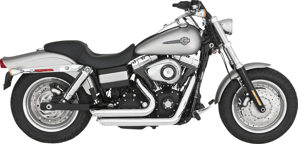 Vance & Hines Shortshots Staggered Exhaust System - Chrome (Part 17317)