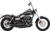 Vance & Hines Big Shots Staggered Exhaust System with Black Finish - Part 47338