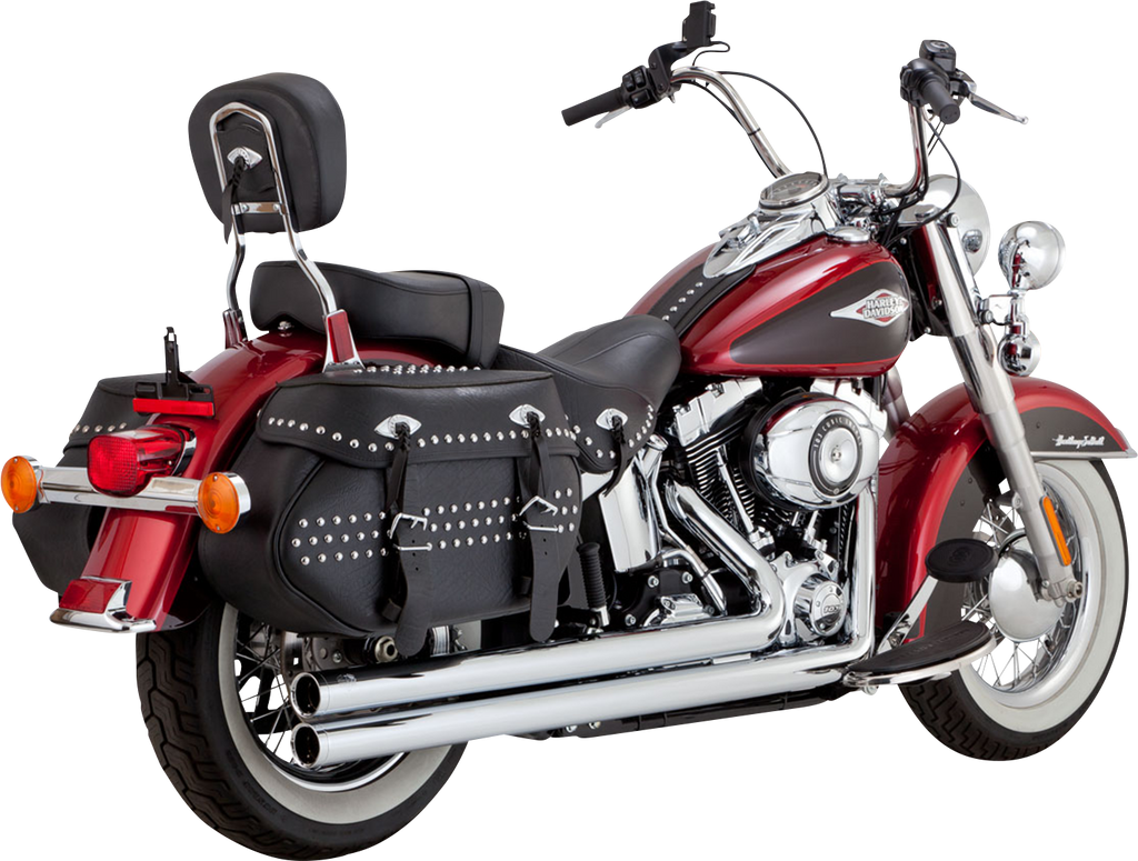 Vance & Hines Big Shots Long Exhaust System with Chrome Finish – Part 17323