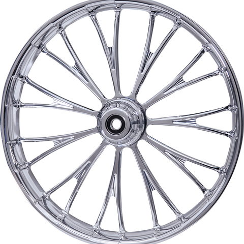 RC COMPONENTS Wheel - Dynasty - Front - Dual Disc/without ABS - Chrome - 21x3.5 - FLH 213HD031NON117C - Team Dream Rides