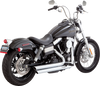 Vance & Hines Big Shots Staggered Exhaust System - Chrome (Part No. 17338)