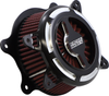 VANCE & HINES VO2 Blade Air Intake - Black Contrast Part 40391 for V-Twin Motorcycles