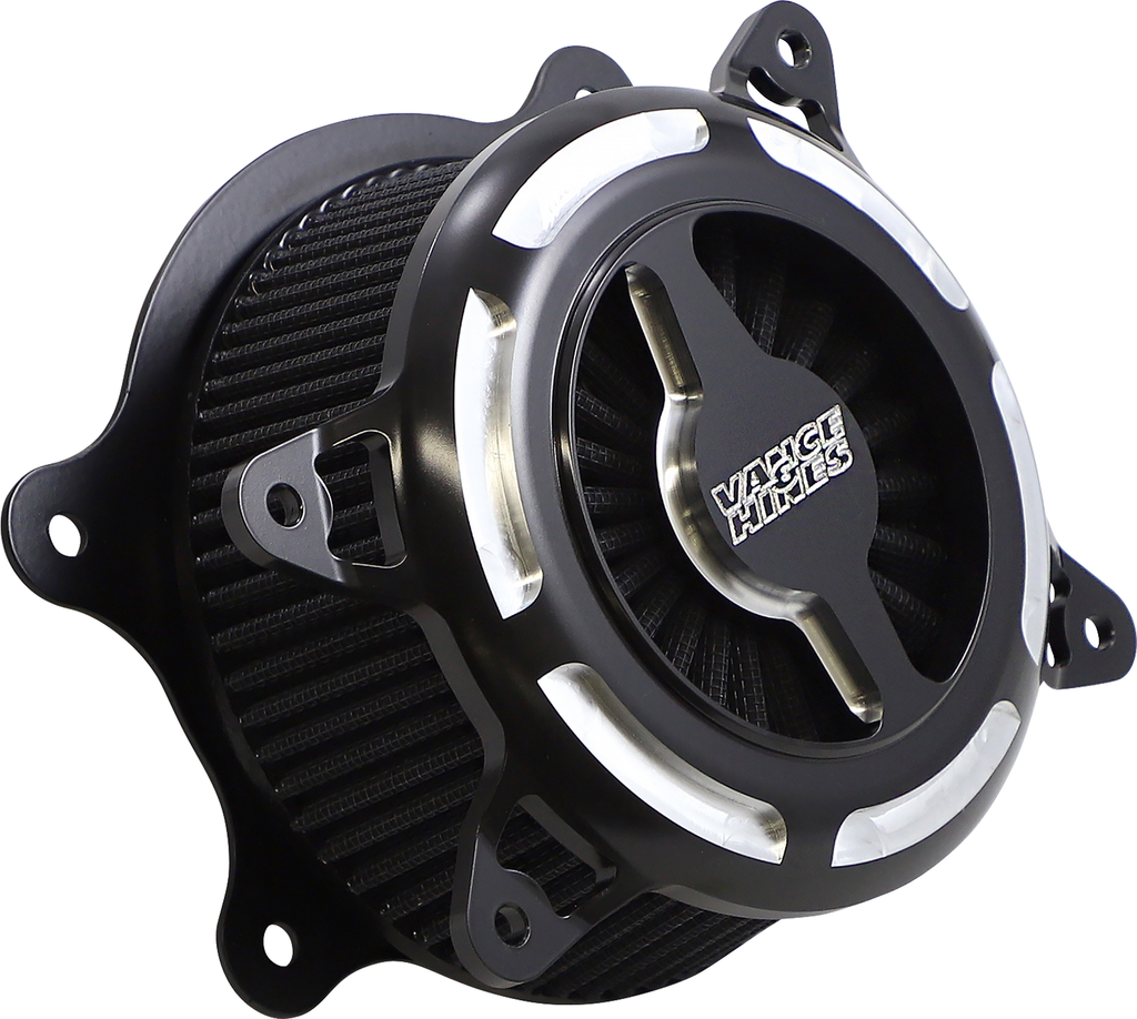 VANCE & HINES VO2 Blade Air Intake - Black Contrast for V-Twin Engines (Part 40395)