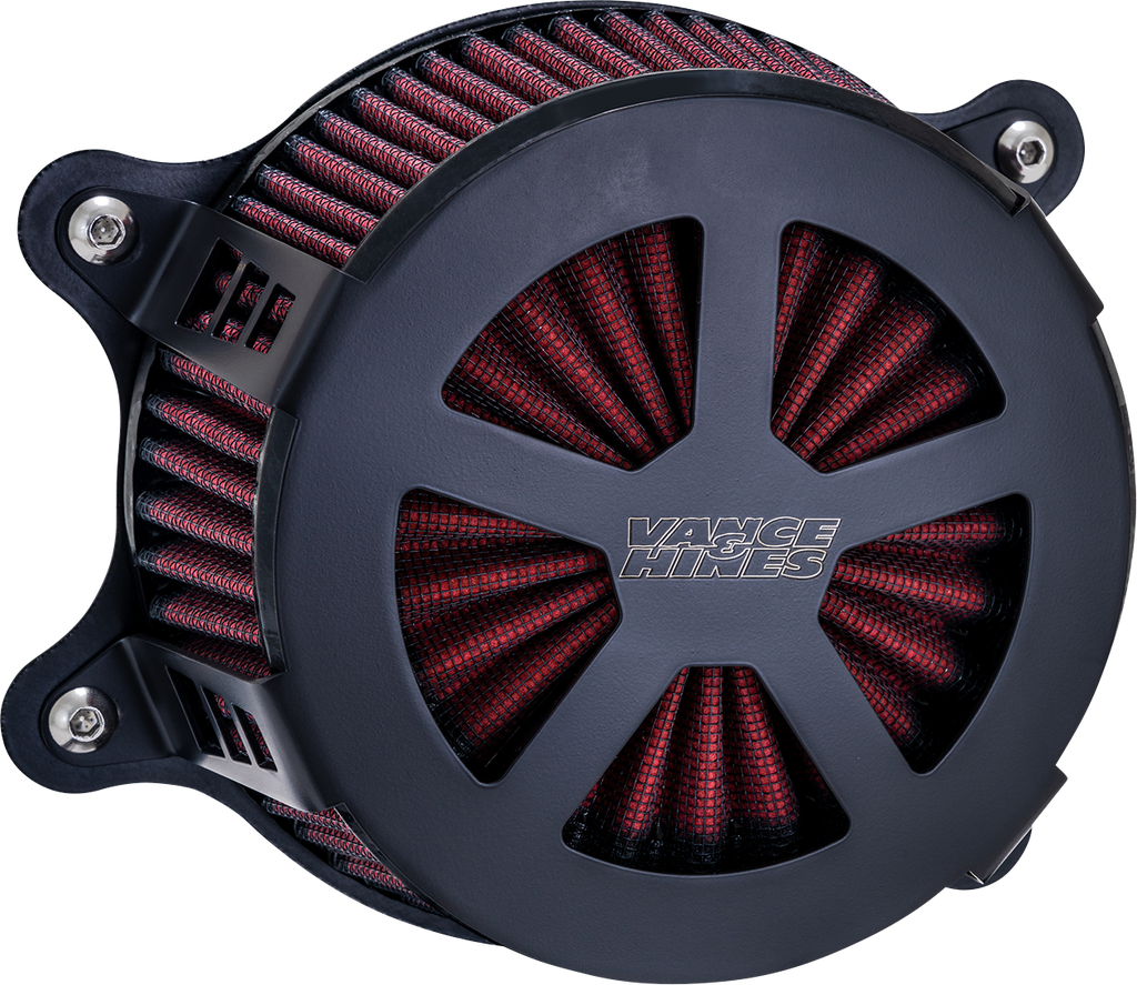 VANCE & HINES VO2 Radiant V Air Intake Kit - Black Ceramic Part 41467