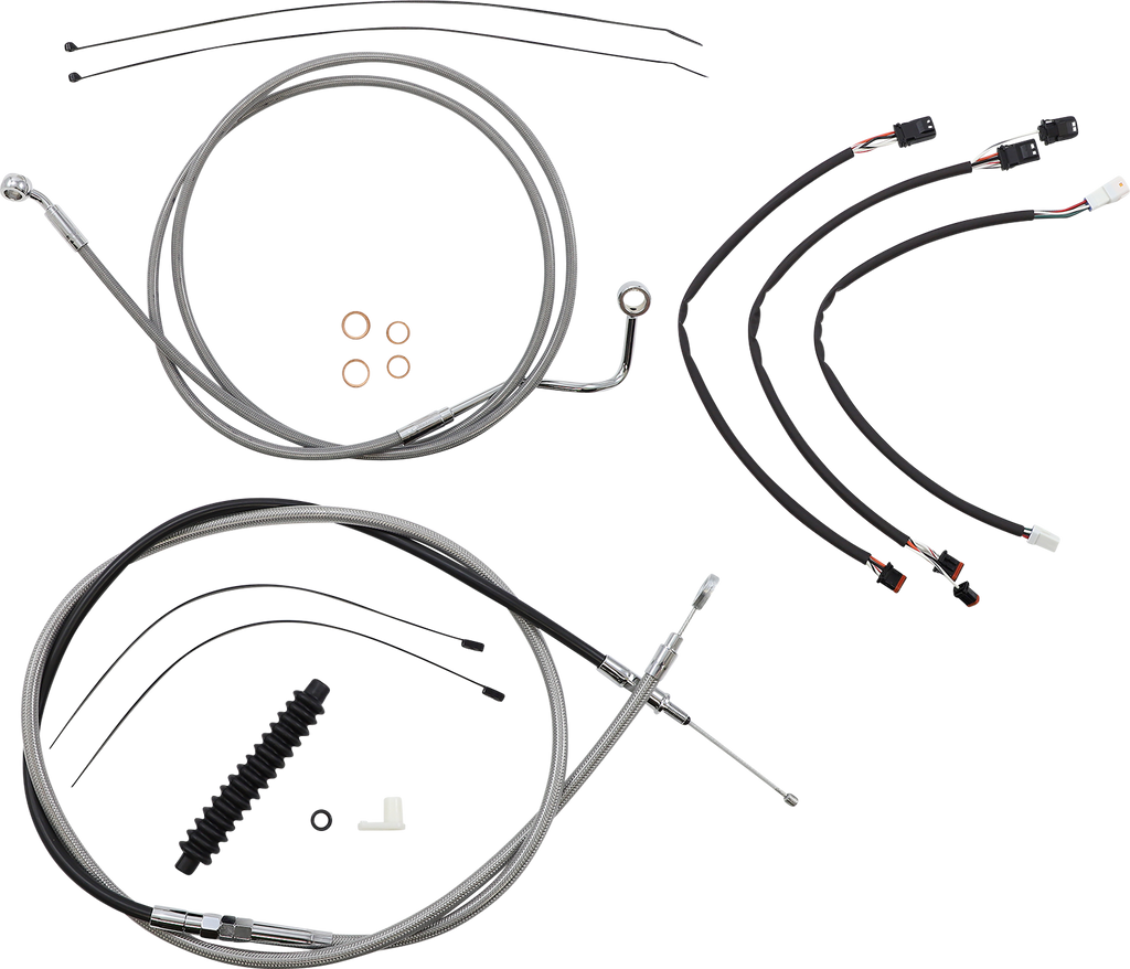 MAGNUM SHIELDING XR Handlebar Installation Kit - Stainless Steel/Chrome 589981 - Team Dream Rides