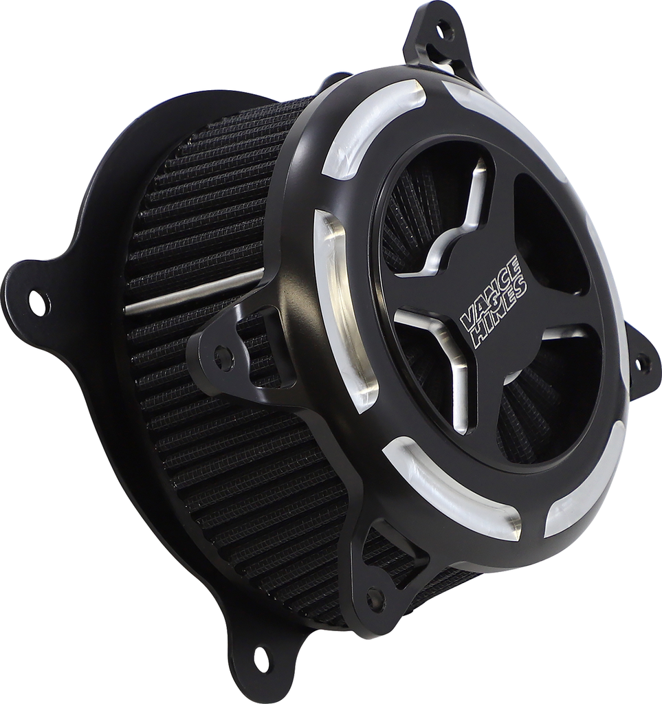 VANCE & HINES VO2 X Air Intake Kit - Black Contrast for Harley Touring and Softail Models (Part #42341)