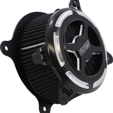 VANCE & HINES VO2 X Air Intake Kit - Black Contrast for Harley Touring and Softail Models (Part #42341)