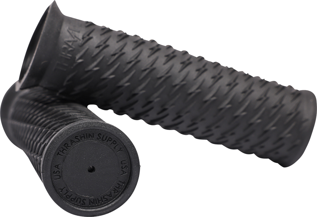 Thrashin Supply Co. Black Bolt Grips TSC-2708-1 for V-Twin Motorcycles