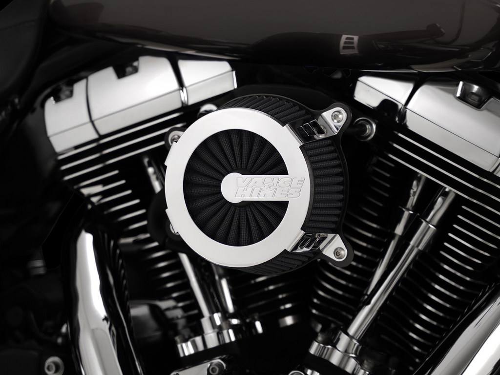 Vance & Hines VO2 Cage Fighter Air Intake Kit - Chrome (Part #70355)