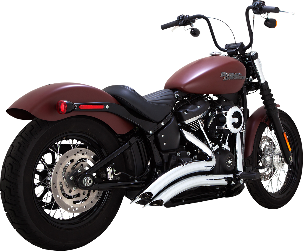 Vance & Hines Big Radius Exhaust System - Chrome (Part #26377)