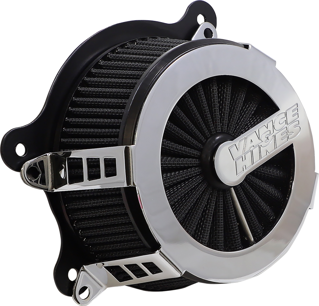 Vance & Hines VO2 Cage Fighter Air Intake Kit - Chrome (Part #70357)