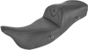 SADDLEMEN Heated RoadSofa™ Seat for FL 2009-2024 with Tall Lumbar Support and Wide Driver Saddle, Part 808-07B-187THCT