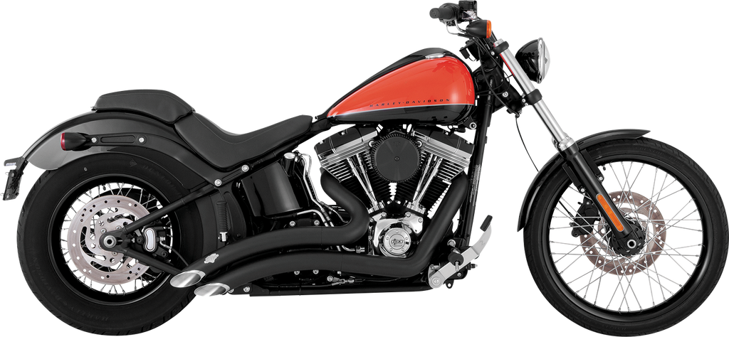 VANCE & HINES Big Radius Exhaust System with PCX™ Technology - Black, Part 46369