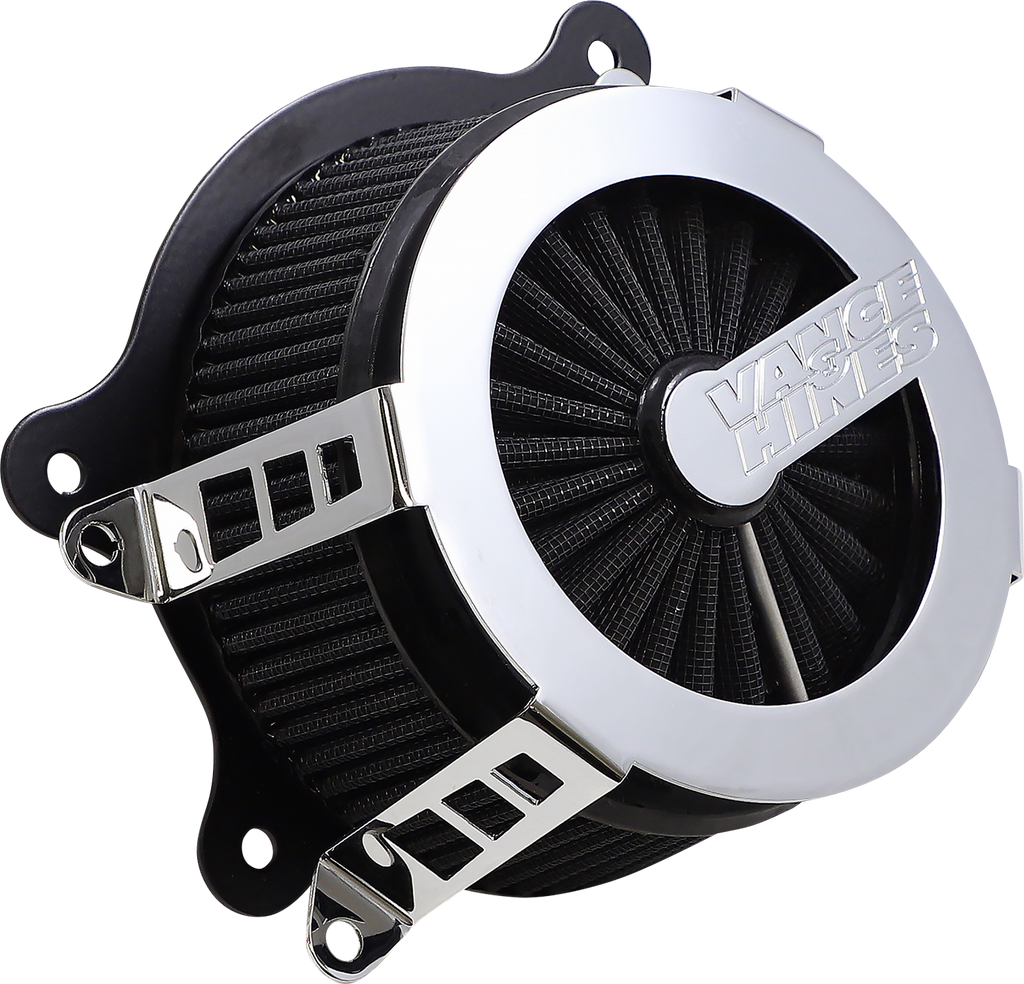 Vance & Hines VO2 Cage Fighter Air Intake Kit - Chrome (Part #70359)