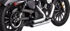Vance & Hines Shortshots Staggered Exhaust System with PCX Technology - Chrome 17329