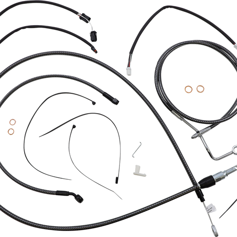 MAGNUM SHIELDING KARBONFIBR Designer Handlebar Installation Kit 7871141 - Team Dream Rides