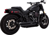 Vance & Hines Big Shots Staggered Exhaust System - Black, Part 47339