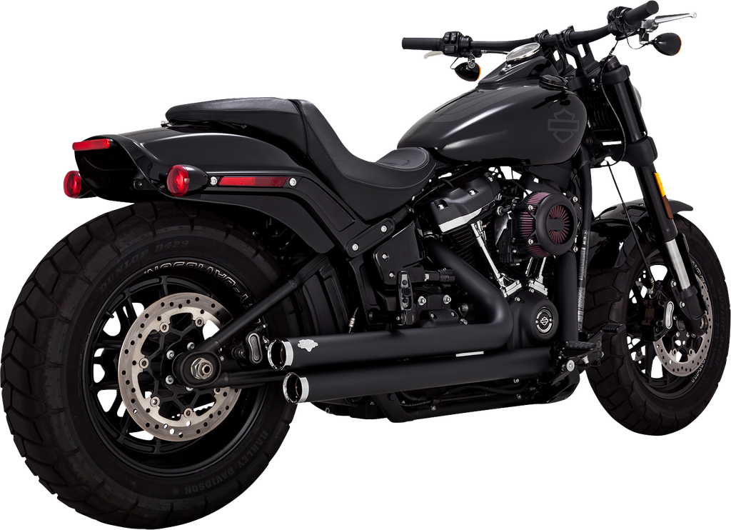 Vance & Hines Big Shots Staggered Exhaust System - Black, Part 47339