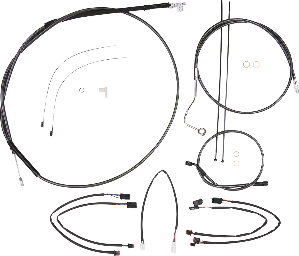 MAGNUM SHIELDING Black Pearl* Designer Handlebar Installation Kit 4871021 - Team Dream Rides