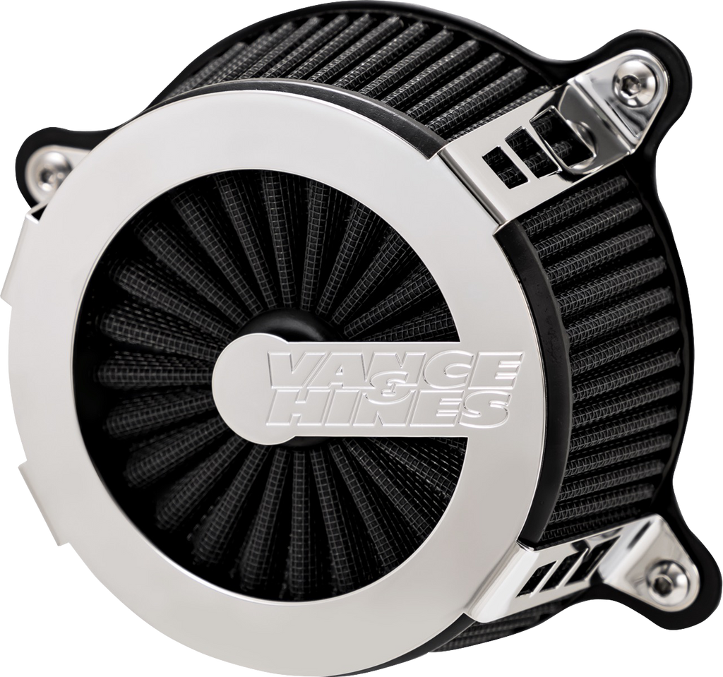Vance & Hines VO2 Cage Fighter Air Intake Kit - Chrome (Part #70356)