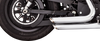 Vance & Hines Shortshots Staggered Exhaust System with PCX Technology - Chrome 17329