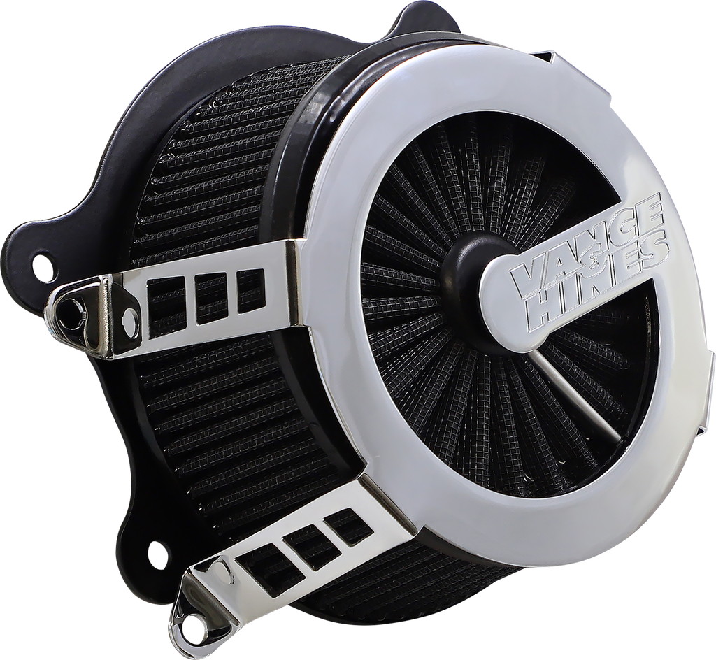 Vance & Hines VO2 Cage Fighter Air Intake Kit - Chrome (Part #70356)