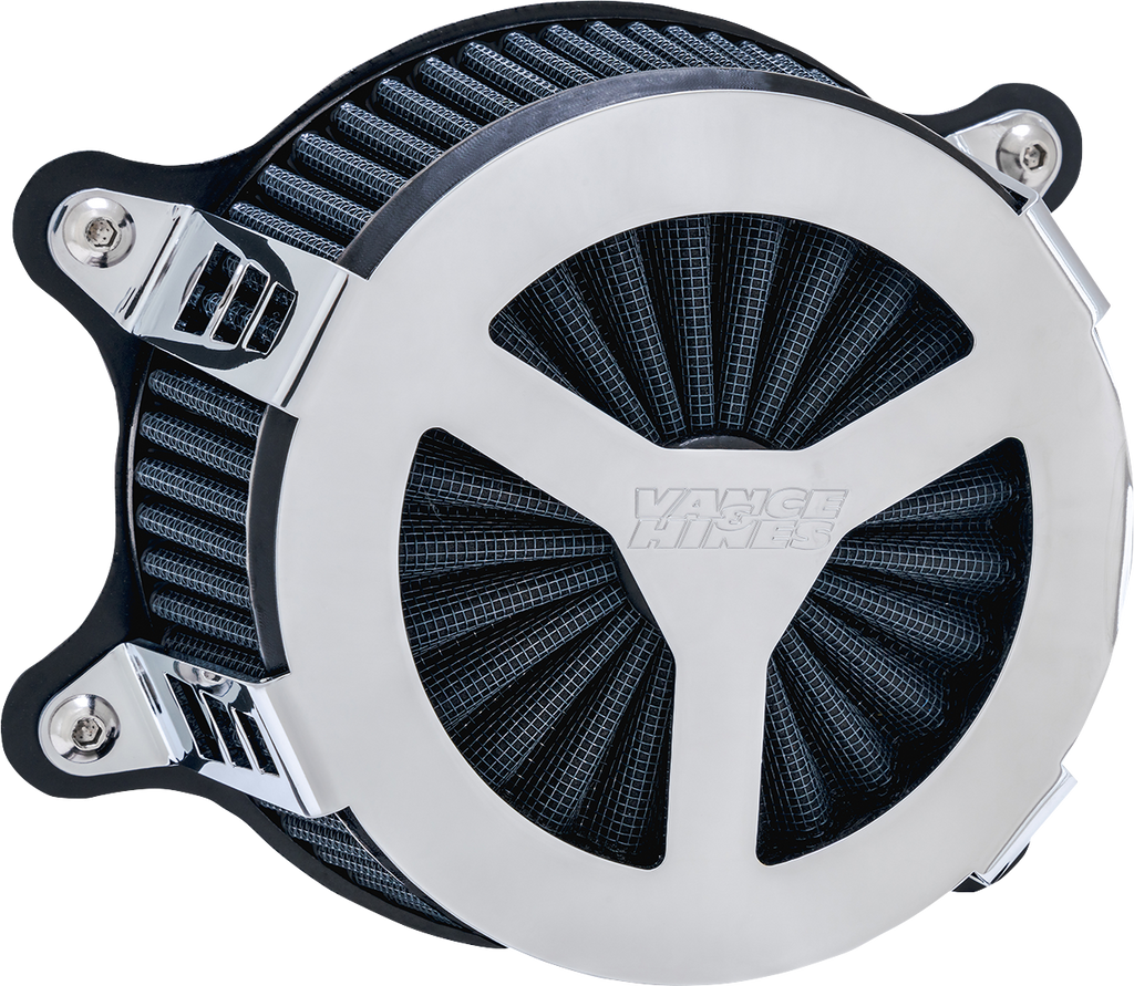 Vance & Hines VO2 Radiant III Air Intake - Chrome (Part #71457)