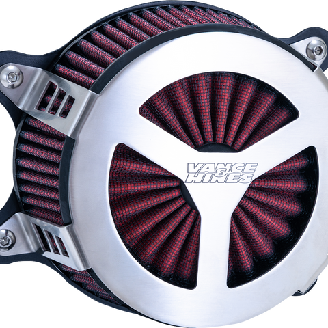 Vance & Hines VO2 Radiant III Air Intake - Brushed Finish (Part #71454)