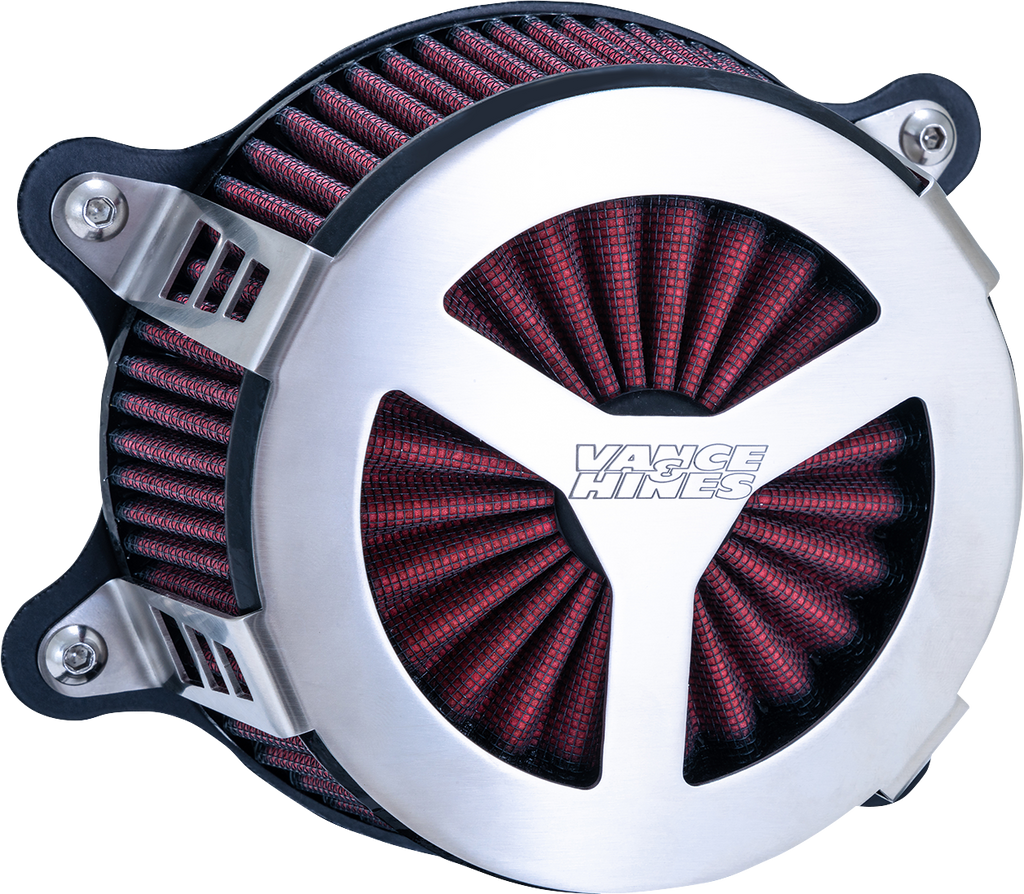 Vance & Hines VO2 Radiant III Air Intake - Brushed Finish, Part 71453