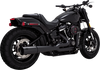 Vance & Hines Pro Pipe Exhaust System - Black 47387 with PCX™ Technology