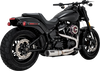Vance & Hines 27331 2-into-1 Hi-Output Short Exhaust System in Brushed Stainless Steel