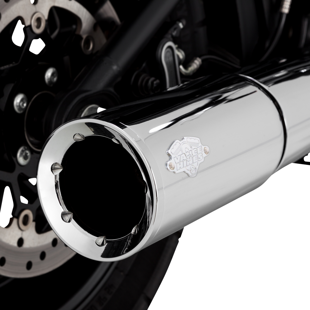 Vance & Hines Pro Pipe Exhaust System Chrome Part 17387 for Enhanced Performance