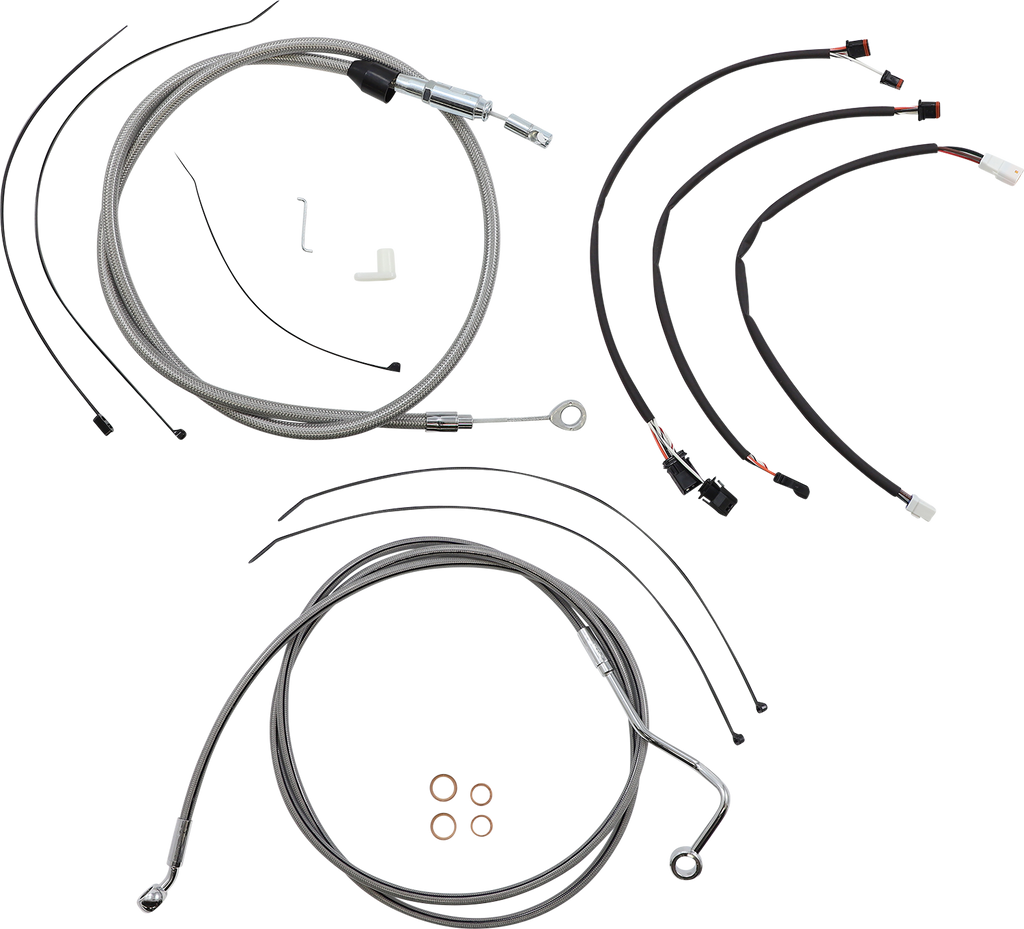 MAGNUM SHIELDING XR Handlebar Installation Kit - Stainless Steel/Chrome 5891151 - Team Dream Rides