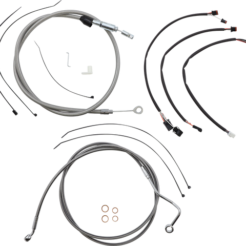 MAGNUM SHIELDING XR Handlebar Installation Kit - Stainless Steel/Chrome 5891151 - Team Dream Rides