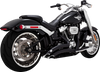 Vance & Hines Big Radius Exhaust System with PCX Technology - Black 46375