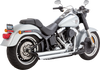 Vance & Hines Big Shots Staggered Exhaust System - Chrome (Part #17339)