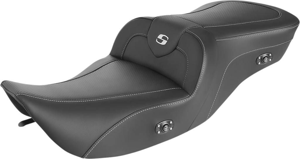 SADDLEMEN Heated Roadsofa™ Seat - Carbon Fiber 897-06-185HCT