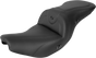 SADDLEMEN RoadSofa* Seat - Without Backrest - Black W/Black Stitching - Heated - Indian '14-'23 I14-07-187HCT - Team Dream Rides