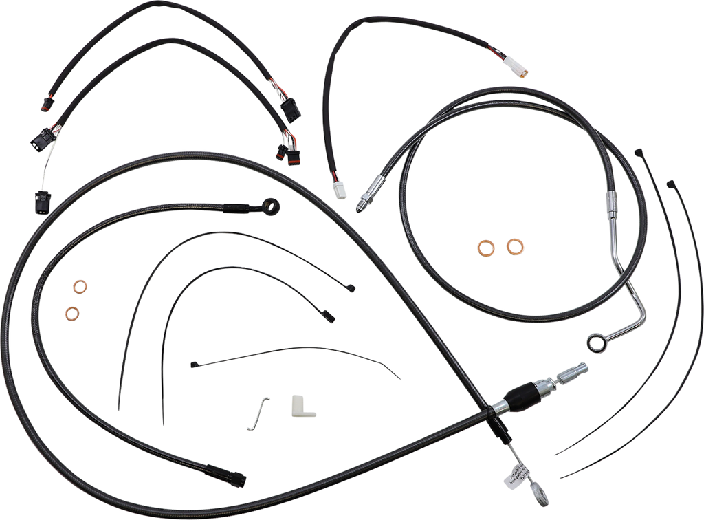 MAGNUM SHIELDING Black Pearl* Designer Handlebar Installation Kit 4871142 - Team Dream Rides